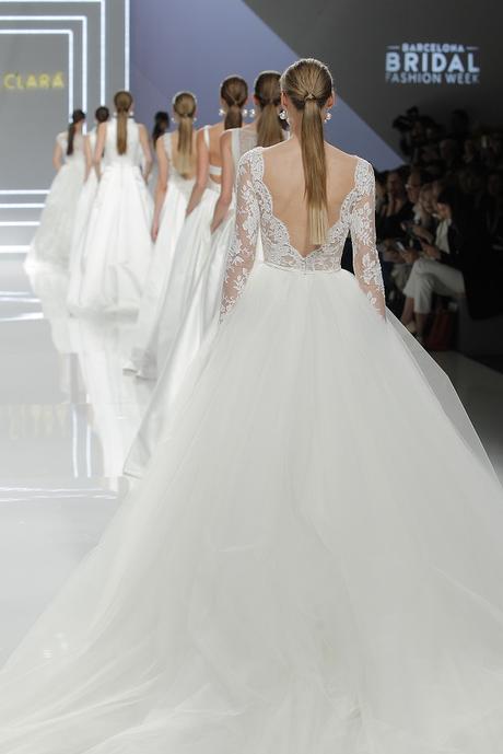 rosa clara 2017 fashion show barcelona bridal week 2016