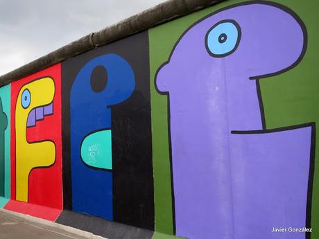 Muro de Berlín. Berlin wall. East Side Gallery