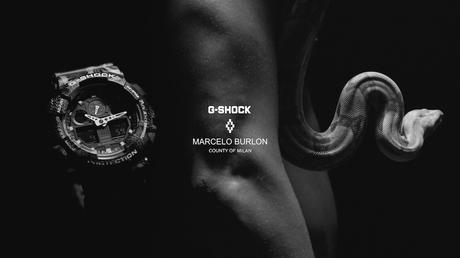 El GA-100 muda su piel para la colaboración de G-Shock y Marcelo Burlon