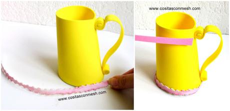 Regalos bonitos por día de la madre -regadera con flores