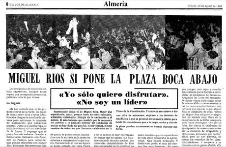 Rock and Ríos en Almería 27/08/1982.