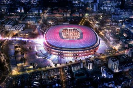 En el nuevo Camp Nou del Barcelona entrarán 105 mil personas.