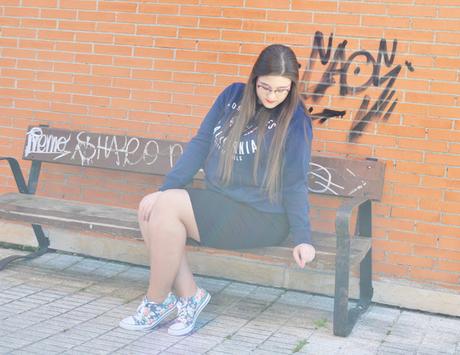 OOTD ~ Falda de tubo y sudadera, ¿SI o NO? ~ Curvy girl