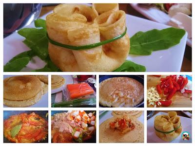 Saquitos de crepe