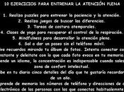 ejercicios para entrenar atención plena