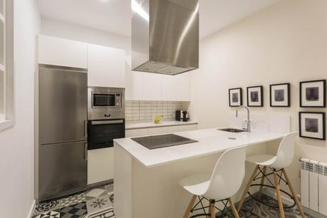 Una reforma de estilo nórdico en A Coruña salón nórdico reformas a coruña estilo nórdico diseño de interiores decoración interiores cocina nordica pequeña blog decoración nórdica 