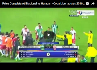 Nacional vs Huracan incidentes