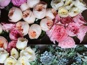 Letras decoradas flores para boda