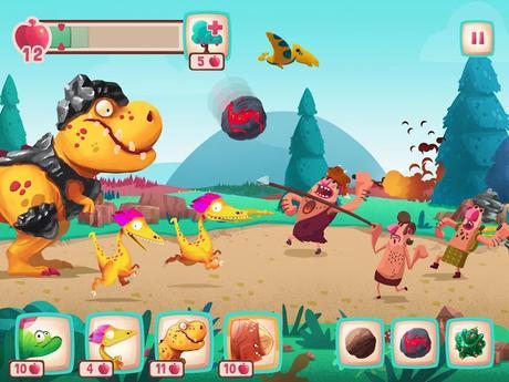 Dino Bash - Dinos vs Cavemen MOD APK Unlimited Money + MORE Dino Bash - Dinos vs Cavemen MOD APK Unlimited Money + MORE
