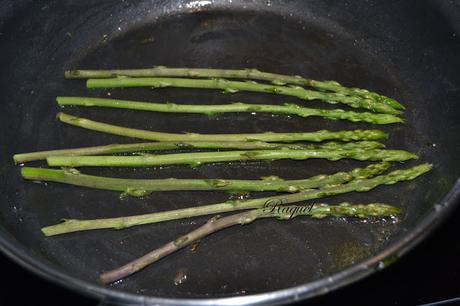 Quiche de espárragos y beicon