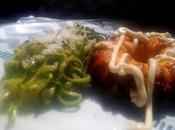 Pastel pescado espaguetti calabacin