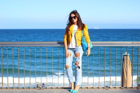 Biker amarilla + Bolso Melanie PEPE MOLL