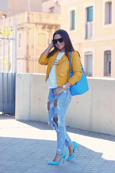 Biker amarilla + Bolso Melanie PEPE MOLL