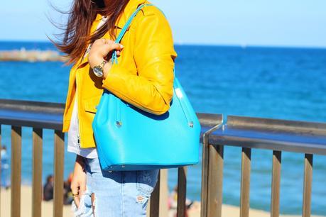 Biker amarilla + Bolso Melanie PEPE MOLL