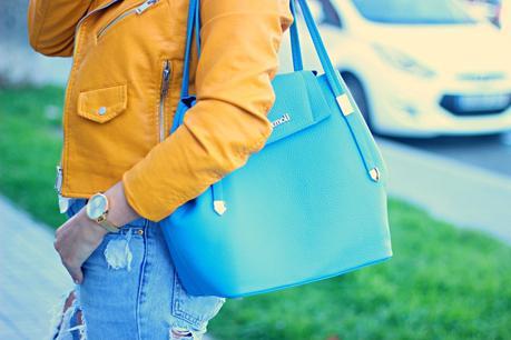 Biker amarilla + Bolso Melanie PEPE MOLL