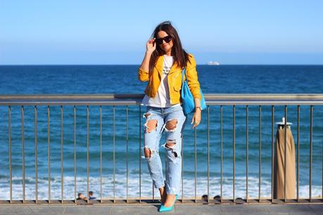 Biker amarilla + Bolso Melanie PEPE MOLL