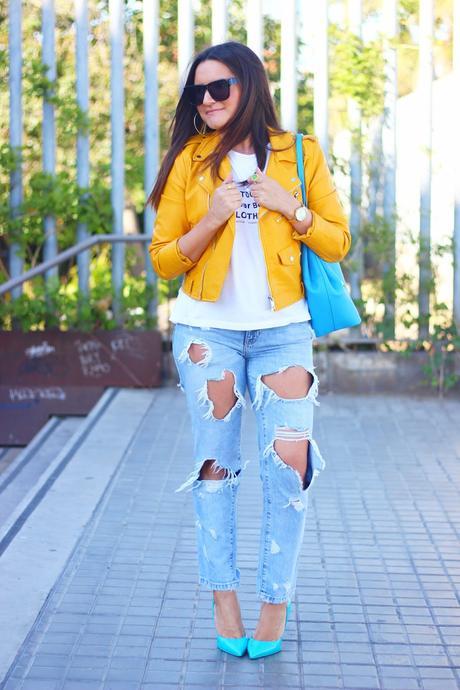 Biker amarilla + Bolso Melanie PEPE MOLL