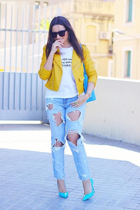 Biker amarilla + Bolso Melanie PEPE MOLL