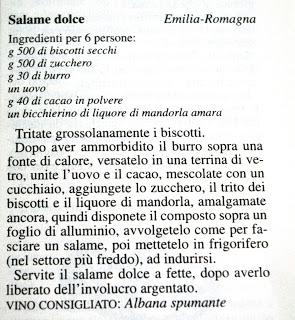 Salame dolce - dulce italiano