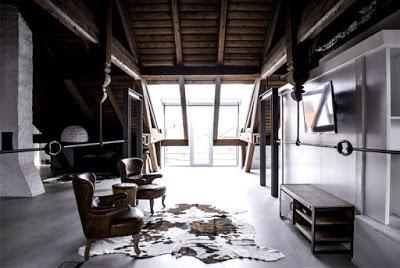 Atico Remodelado en Republica Checa, en Estilo Rustico