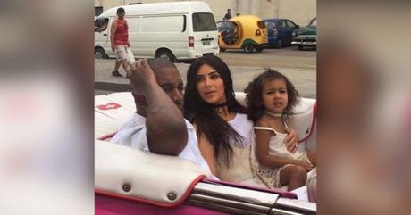 Paseo familiar por La Habana de Kim Kardashian y Kanye West (+FOTOS)