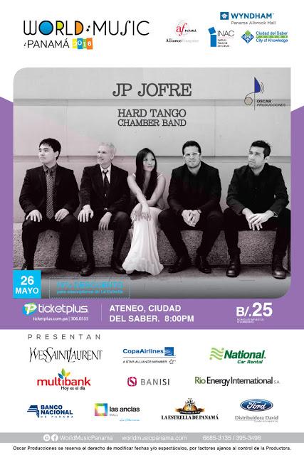 En Panamá, JP Jofre Hard Tango Chamber Band