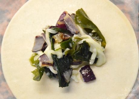 Empanadas de Queso, Cebolla y Wakame