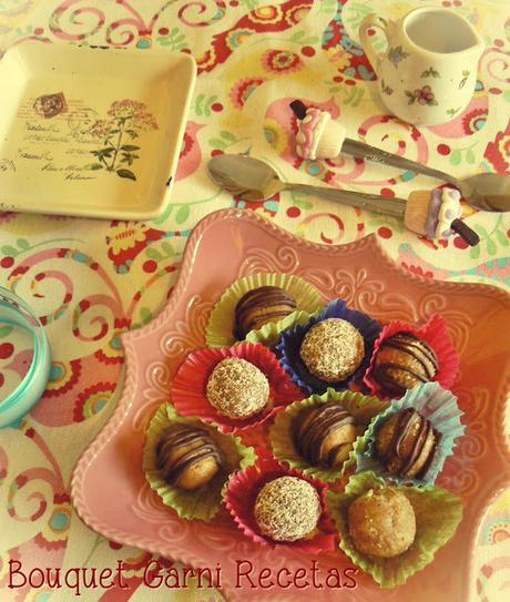 Bocaditos de dulce de leche y nueces Bocaditos de dulce de leche y nueces