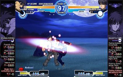 Impresiones con Melty Blood Actress Again Current Code, lucha 2D con estilo manga