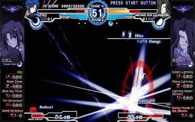 Impresiones con Melty Blood Actress Again Current Code, lucha 2D con estilo manga