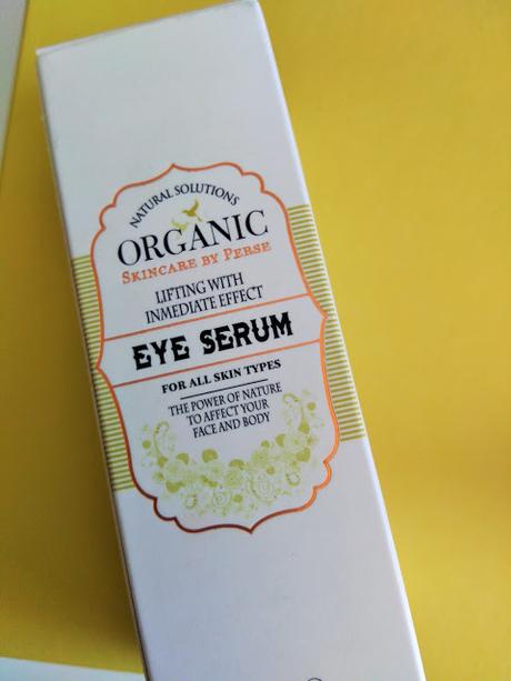 EYE SERUM DE ORGANIC SKINCARE BY PERSE.