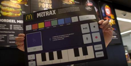 McDonald’s convierte el mantel de sus bandejas en un teclado musical