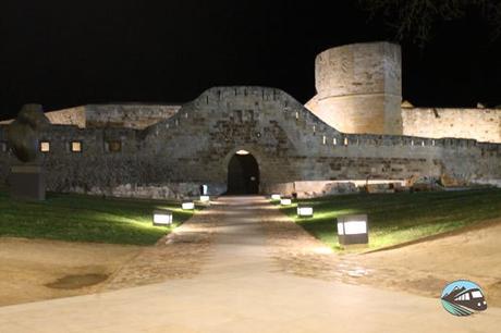 El Castillo de Zamora de noche