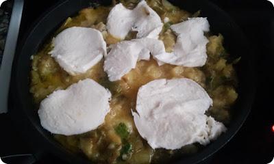 Tortilla de Patatas, Espárragos y Mozzarella