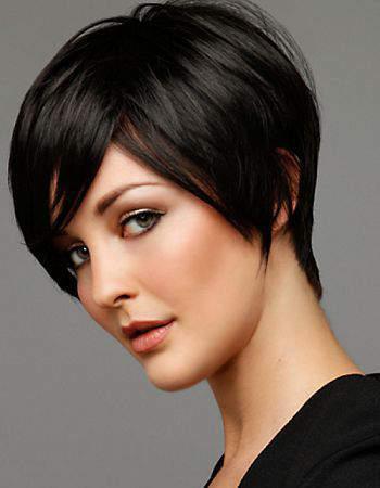 pelo corto cara redonda