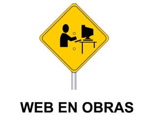Obras de mantenimiento en la web