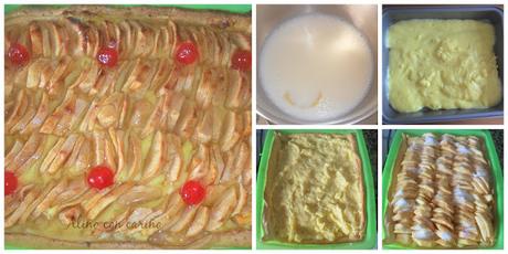 TARTA DE MANZANA Y CREMA PASTELERA