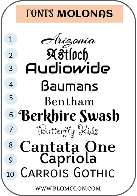fonts molonas dos
