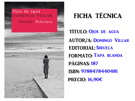 Reseña: Ojos de agua, de Domingo Villar