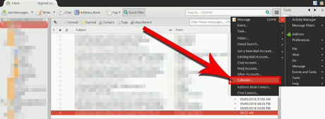 Como agregar calendarios a Thunderbird