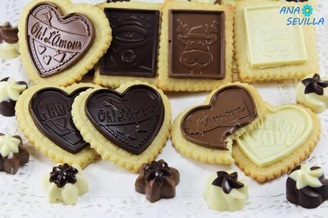 Galletas de coco y chocolate