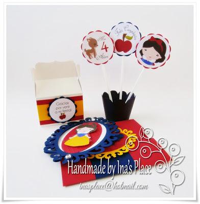 Invitación Cumpleaños - Disney Princess - Snow White Birthday Kit.