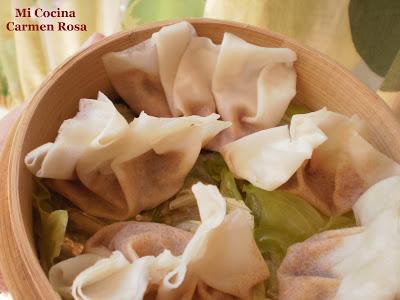 DIM SUM (RELLENOS DE CARNE PICADA CON CEBOLLETA)