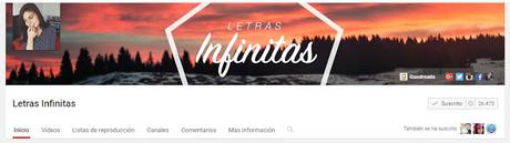 Booktuber: Letras infinitas