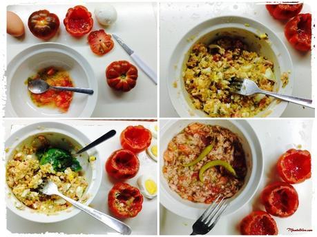 Ensalada en tomate_Elaboración Fotor