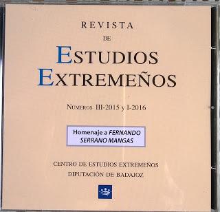 HOMENAJE A FERNANDO SERRANO EN LA REVISTA DE ESTUDIOS EXT...