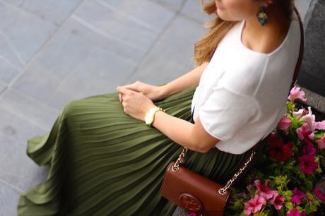 Khaki Maxi Skirt