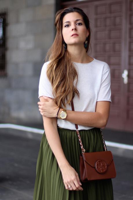 Khaki Maxi Skirt