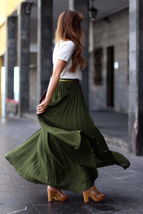 Khaki Maxi Skirt Khaki Maxi Skirt