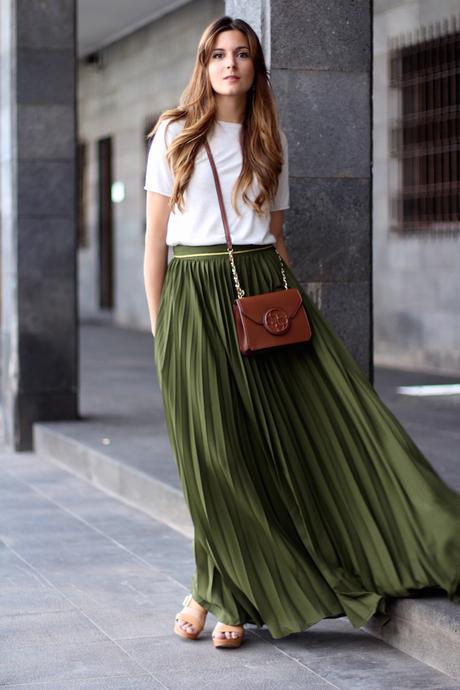 Khaki Maxi Skirt Khaki Maxi Skirt